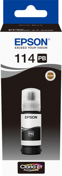 Inktfles Epson Inkjet T07B140 EcoTank 8500 70ml PBK