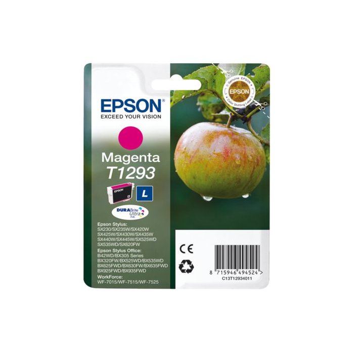 Cartridge Epson Inkjet T1293 Stylus SX230 7ml MAG