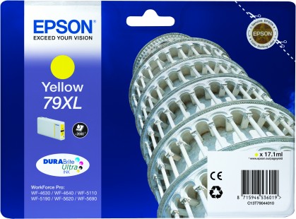 Cartridge Epson Inkjet 79XL WorkForce Pro WF-4630DWF 2.000 pag. YEL