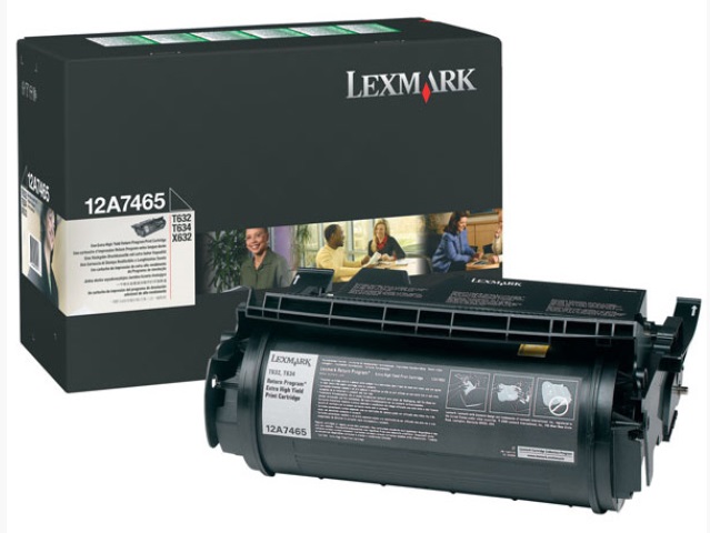 Toner Lexmark Mono Laser 12A7465 T632 32.000 pag. BK