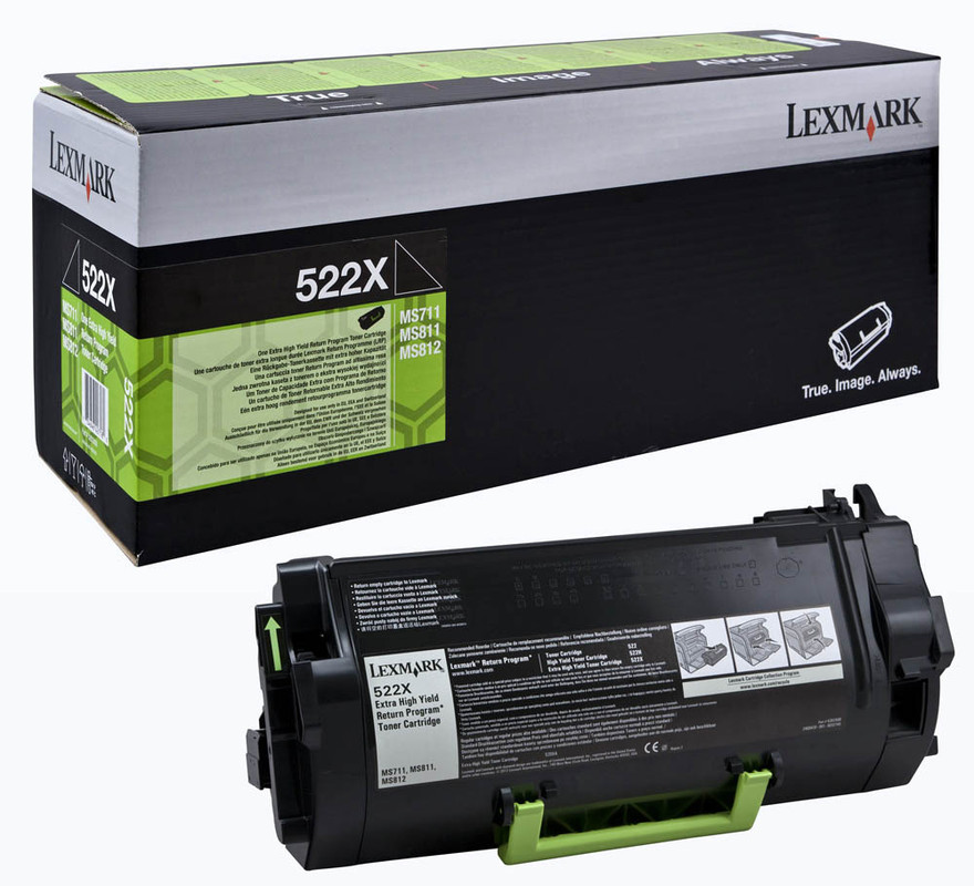 Toner Lexmark Mono Laser 52D2X00 MS811dn 45.000 pag. BK