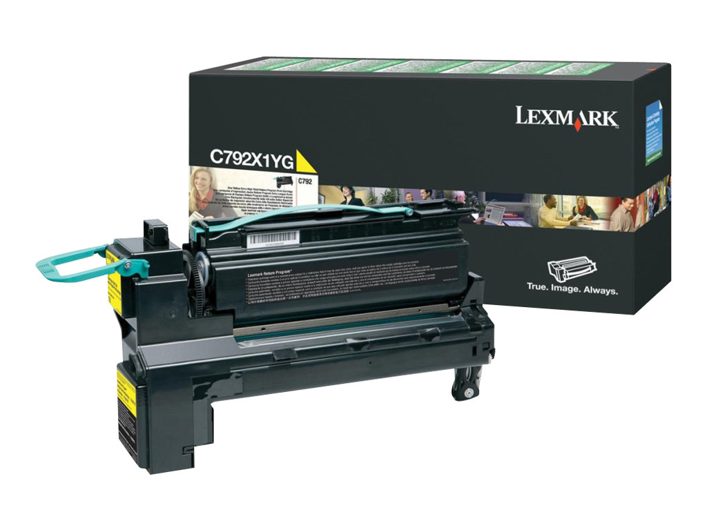 Toner Lexmark Color Laser C792X1YG C792de 20.000 pag. YEL
