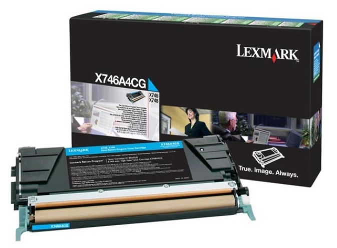 Toner Lexmark Color Laser X746A1CG X746de 7.000 pag. CY