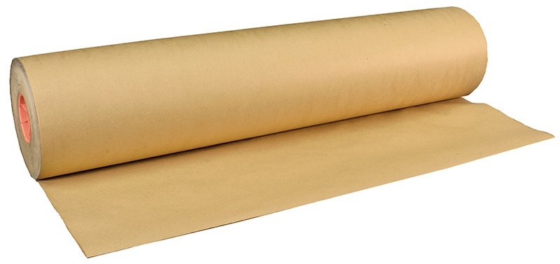 Inpakpapier 120cmx280m 70gr op rol kraft bruin 