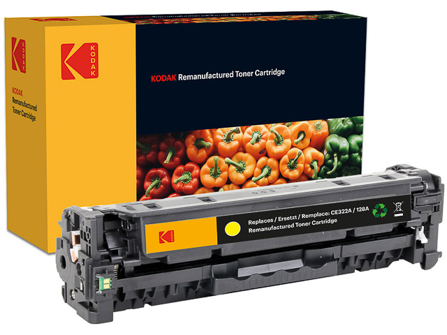 Toner Kodak voor HP CE322A YEL