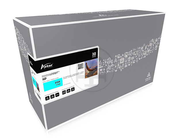 Toner Astar voor HP CF381A CY