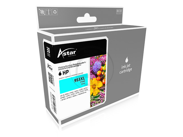 Inkt Astar voor HP F6U16A - 953XL CY