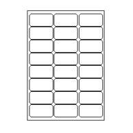 Etiketten Etipage polyester 24 etik/bl 65x35mm 100bl/d