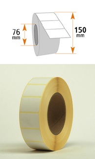 Thermotransferetiket op rol 40x27mm (2700)