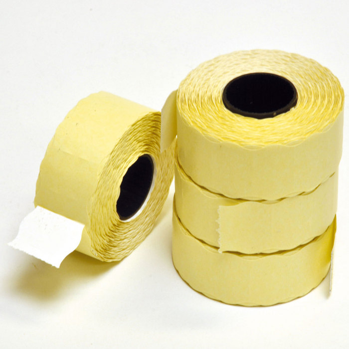 Etiketten Blitz op rol voor Etikettenteertang S16/S12 16x26mm permanent wit (1100x36 R)