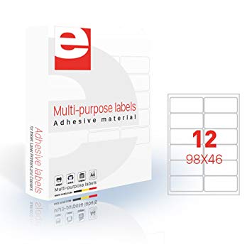 Etiketten Scotchmark 3M 7883 permanent 12 etik/blad 98x46 zilver(50)