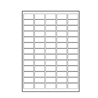 Etiketten Etipage polyester 65 etik/bl 21,2x38mm 100bl/d transparant