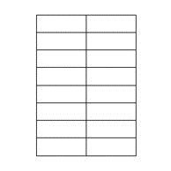 Etiketten Etipage 16 etik/bl 105x37mm 100bl/d