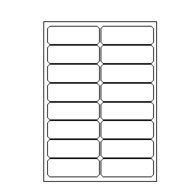 Etiketten Etipage polyester 16 etik/bl 98x35mm 100bl/d