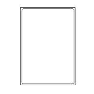 Etiketten Etipage 01 etik/bl 200x289,1mm glanzend wit 100bl/d