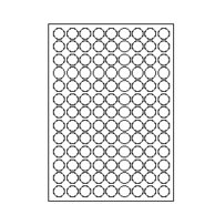Etiketten Etipage polyester 117 etik/bl Ø20mm 100bl/d