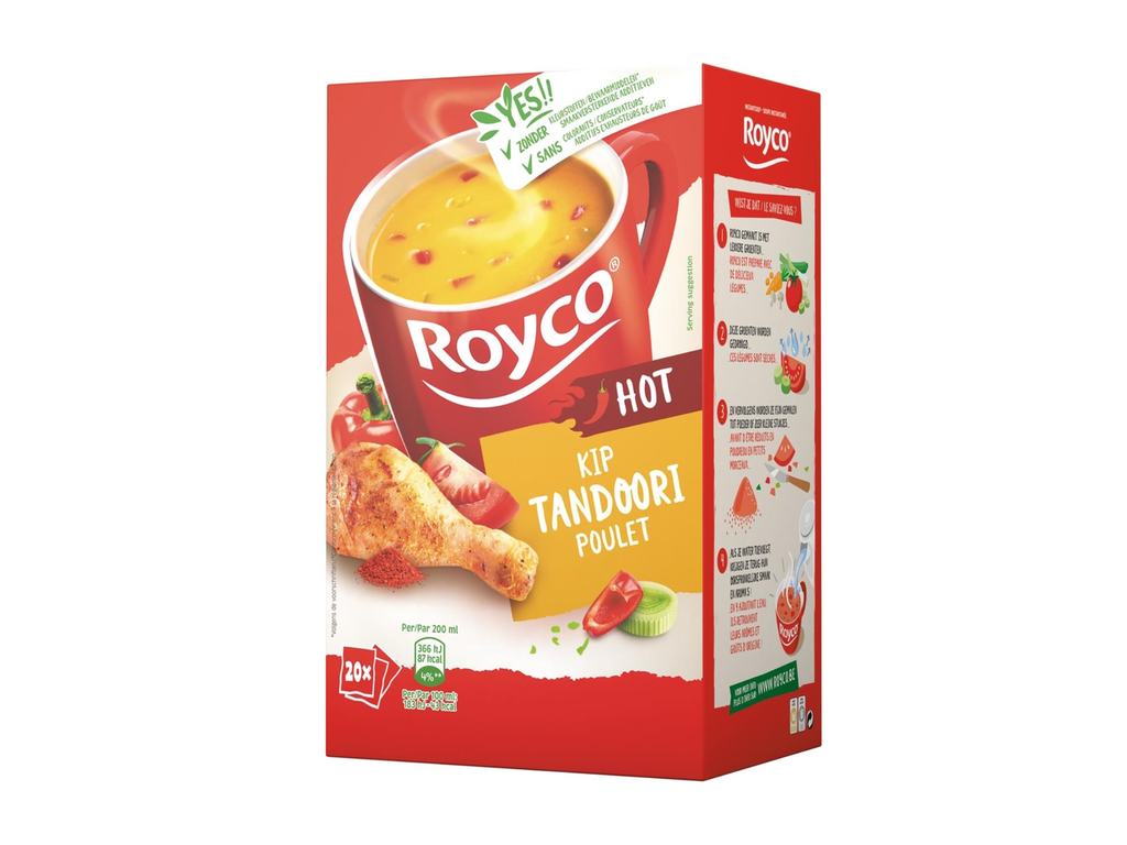 Minute soep Royco tandoori kip (20)