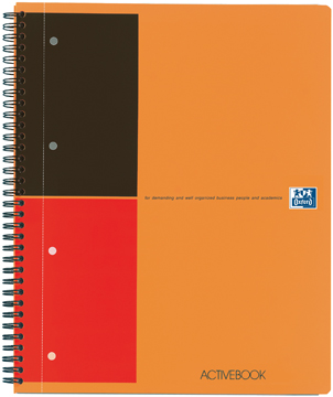 Spiraalboek Oxford International Activebook PP A4+ gelijnd 160blz