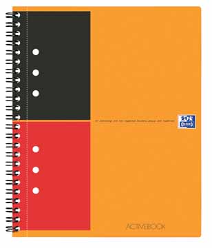 Spiraalboek Oxford International Activebook PP A5+ gelijnd 160blz