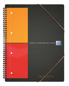 Spiraalboek Oxford International Meetingbook PP A5+ geruit 160blz