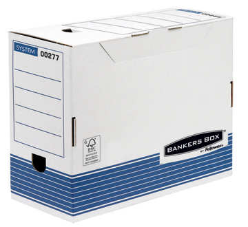 Archiefdoos Fellowes Bankers Box System 260x315mm rug 150mm blauw