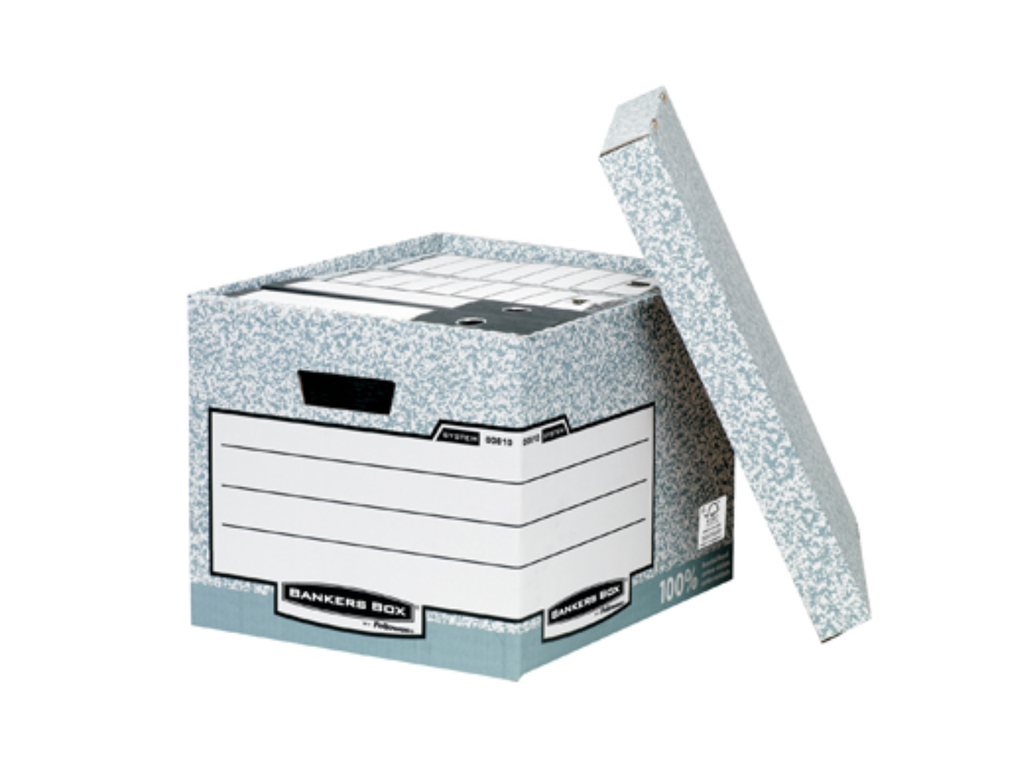 Archiefcontainer Fellowes Bankers Box 28,5x38x33,3cm grijs