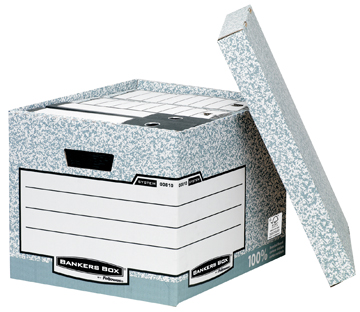 Archiefcontainer Fellowes Bankers Box 28,5x38x33,3cm grijs