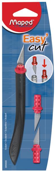 Scalpel Maped Easy'Cut inclusief 2 reservekoppen