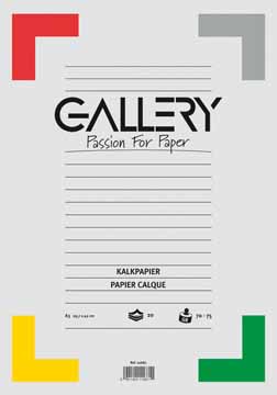 Kalkpapier Gallery A3 70-75gr 20 vel