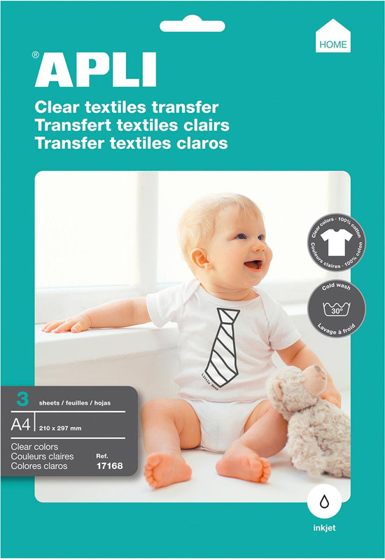 Transfer paper Apli T-shirt voor licht en wit textiel A4 (3)