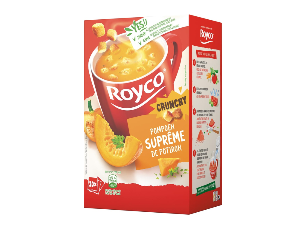 Minute soep Royco pompoen/korstjes (20)