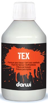 Textielverf Darwi Tex 250ml wit