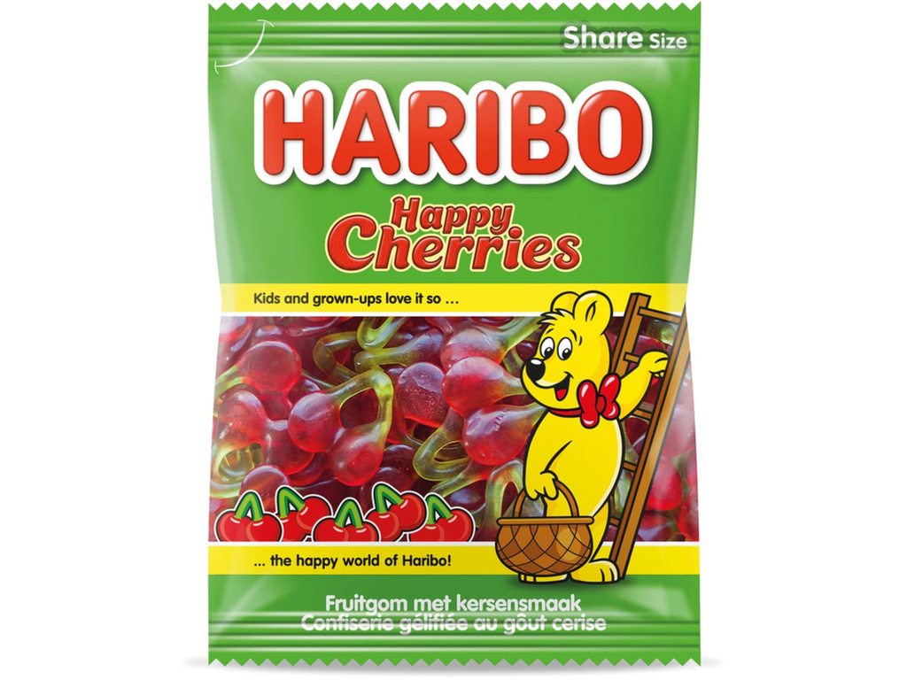 Snoep Haribo kersen 185g 