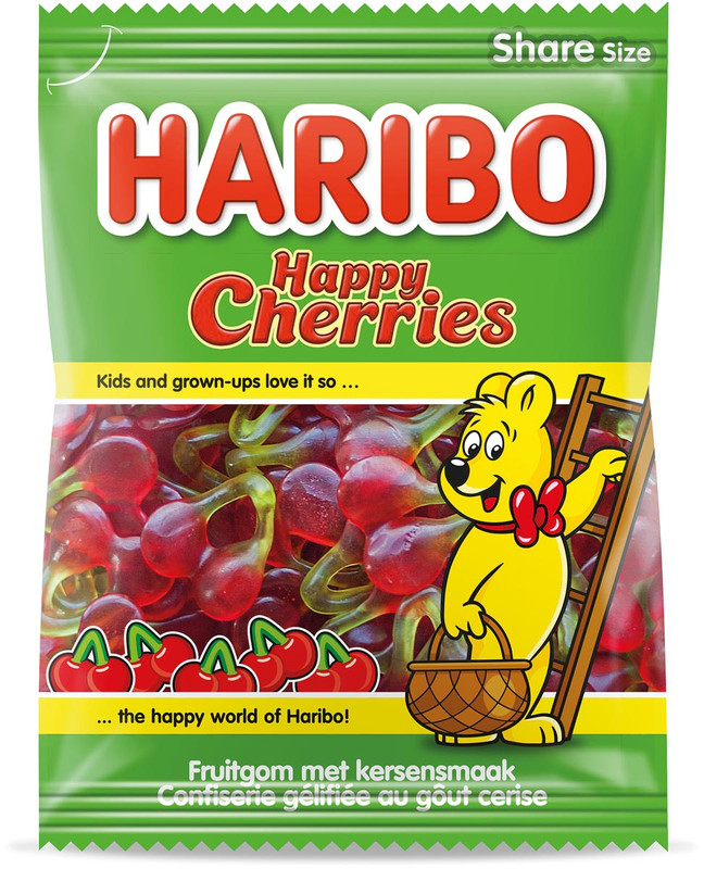 Snoep Haribo kersen 185g 