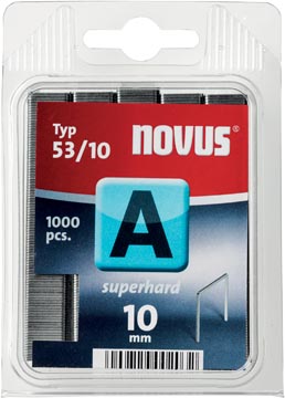 Nietjes Novus Superhard A 53/10 verzinkt (1000)