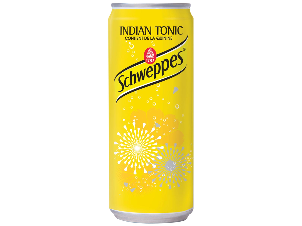 Frisdrank Schweppes tonic blik 33cl pk24