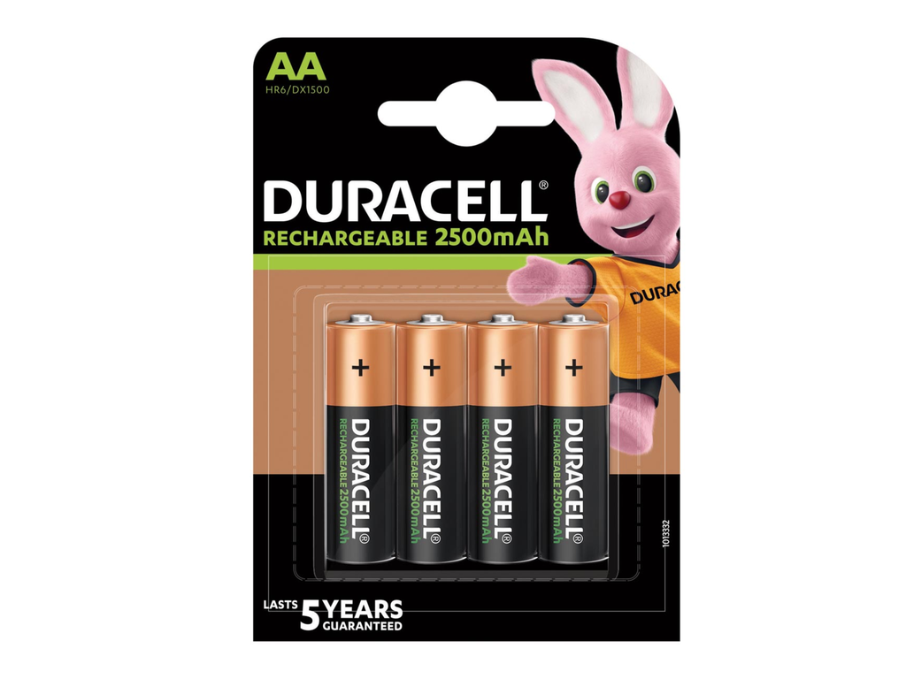 Batterij Duracell Precharged oplaadbaar AA (4)