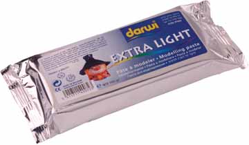 Boetseerklei Darwi extra light 160gr wit