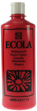 Plakkaatverf Talens ecola 1000ml scharlakenrood