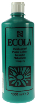 Plakkaatverf Talens ecola 1000ml donkergroen