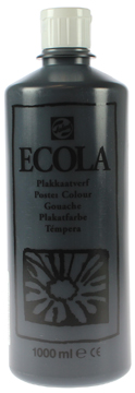 Plakkaatverf Talens ecola 1000ml zwart