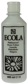 Plakkaatverf Talens ecola 500ml wit