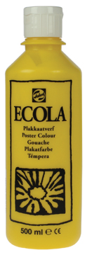 Plakkaatverf Talens ecola 500ml geel