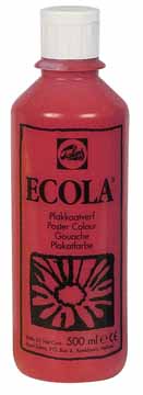 Plakkaatverf Talens ecola 500ml karmijnrood