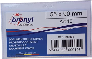 Showtas Bronyl PVC 55x90mm 140 micron transparant