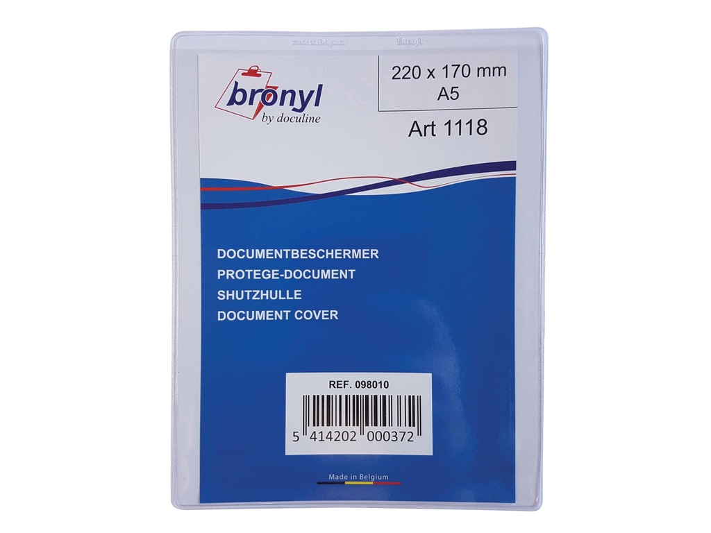 Showtas Bronyl PVC A5 180 micron transparant