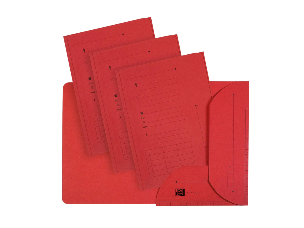 Map 2-kleppen Elba ultimate HV A4 240gr rood (25)