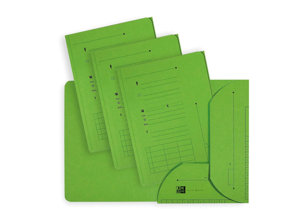 Map 2-kleppen Elba ultimate HV A4 240gr groen (25)