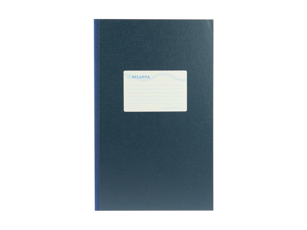 Breedfolio Atlanta 20,5x33cm 192blz gelijnd blauw