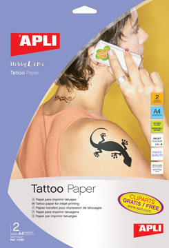 Tattoo transfer papier Apli A4 inkjet (2)